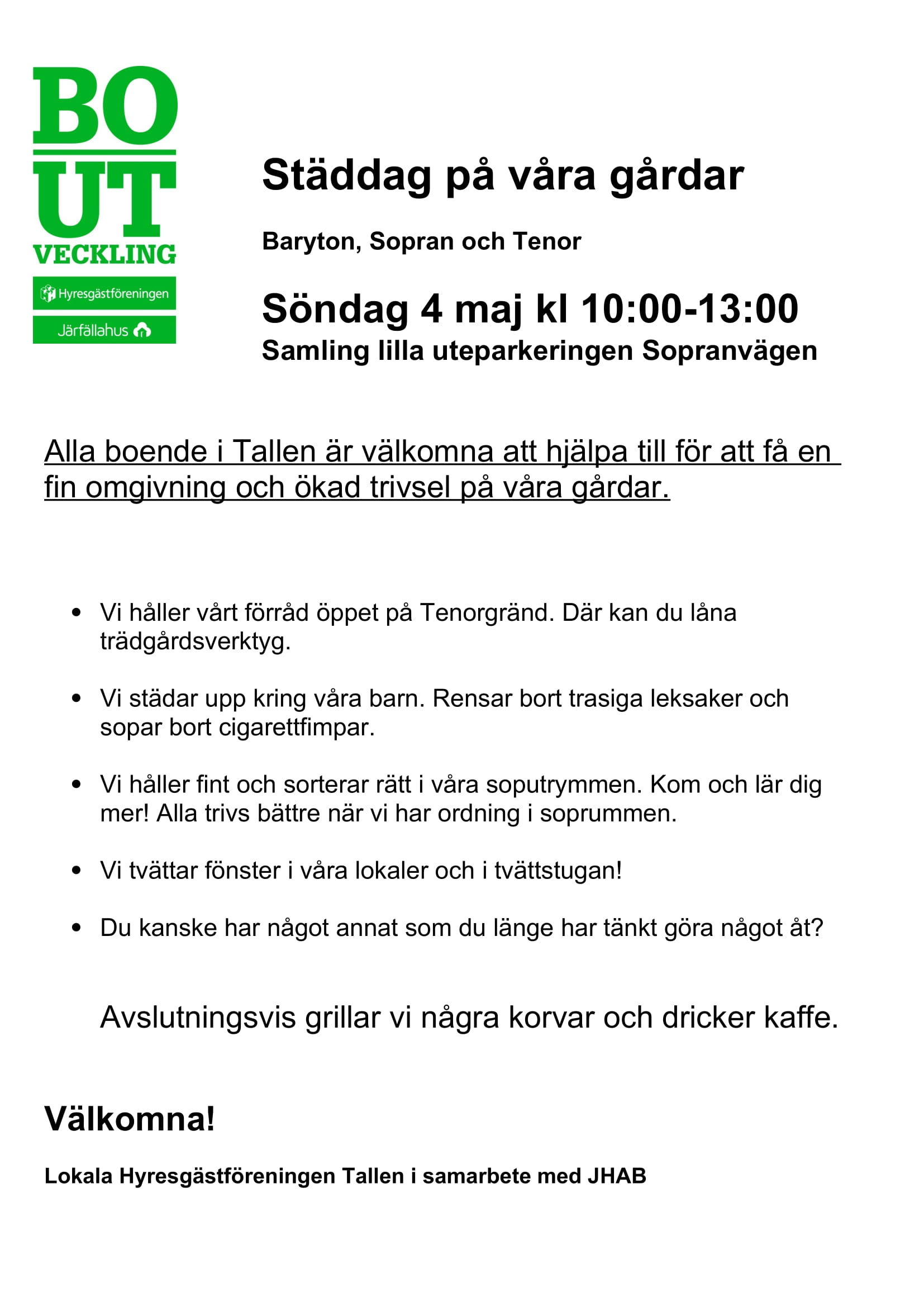 Städdag 4:e maj 2025